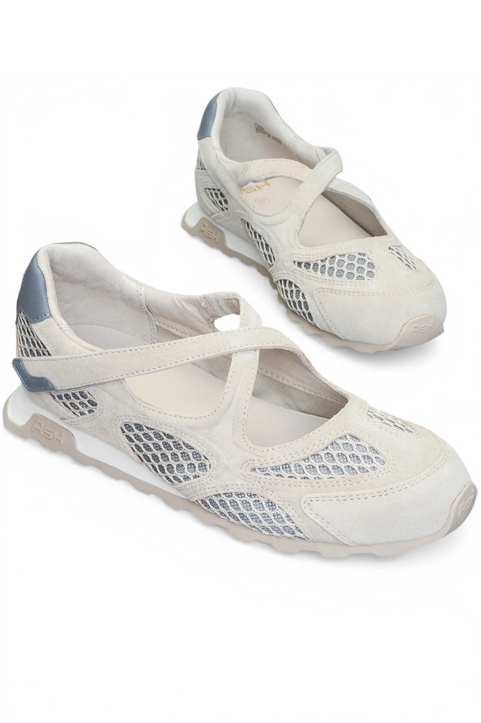Балетки жен. АРТ.SS26-S-153518-002,сер,н.з-тек/н.к-тек