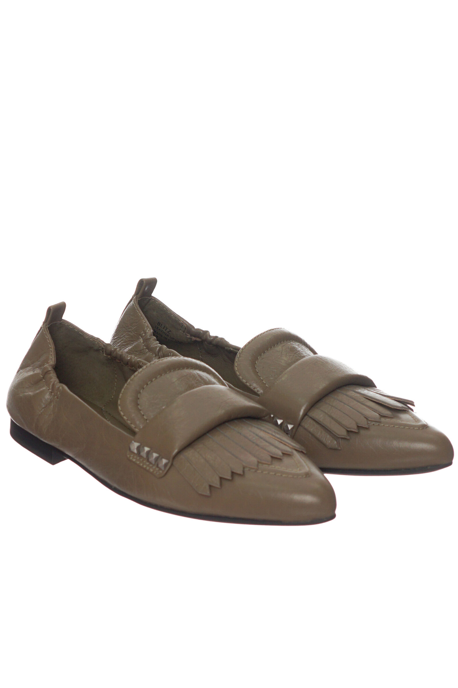 Лоферы жен. АРТ.FW24-M-139405-005,хаки,н.к/н.к