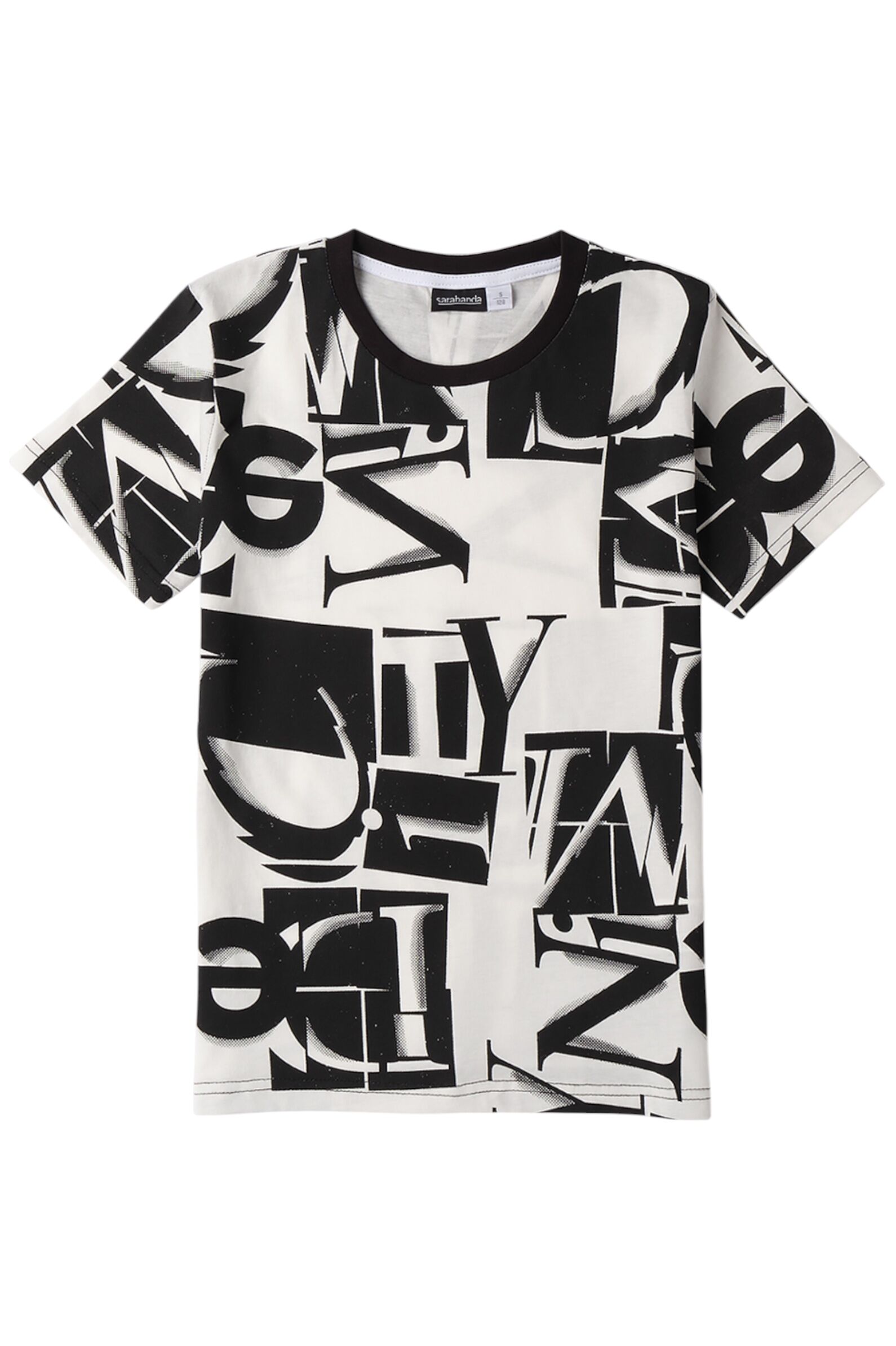 Футболка мал. АРТ.0.B738.00,бел-чер,хл