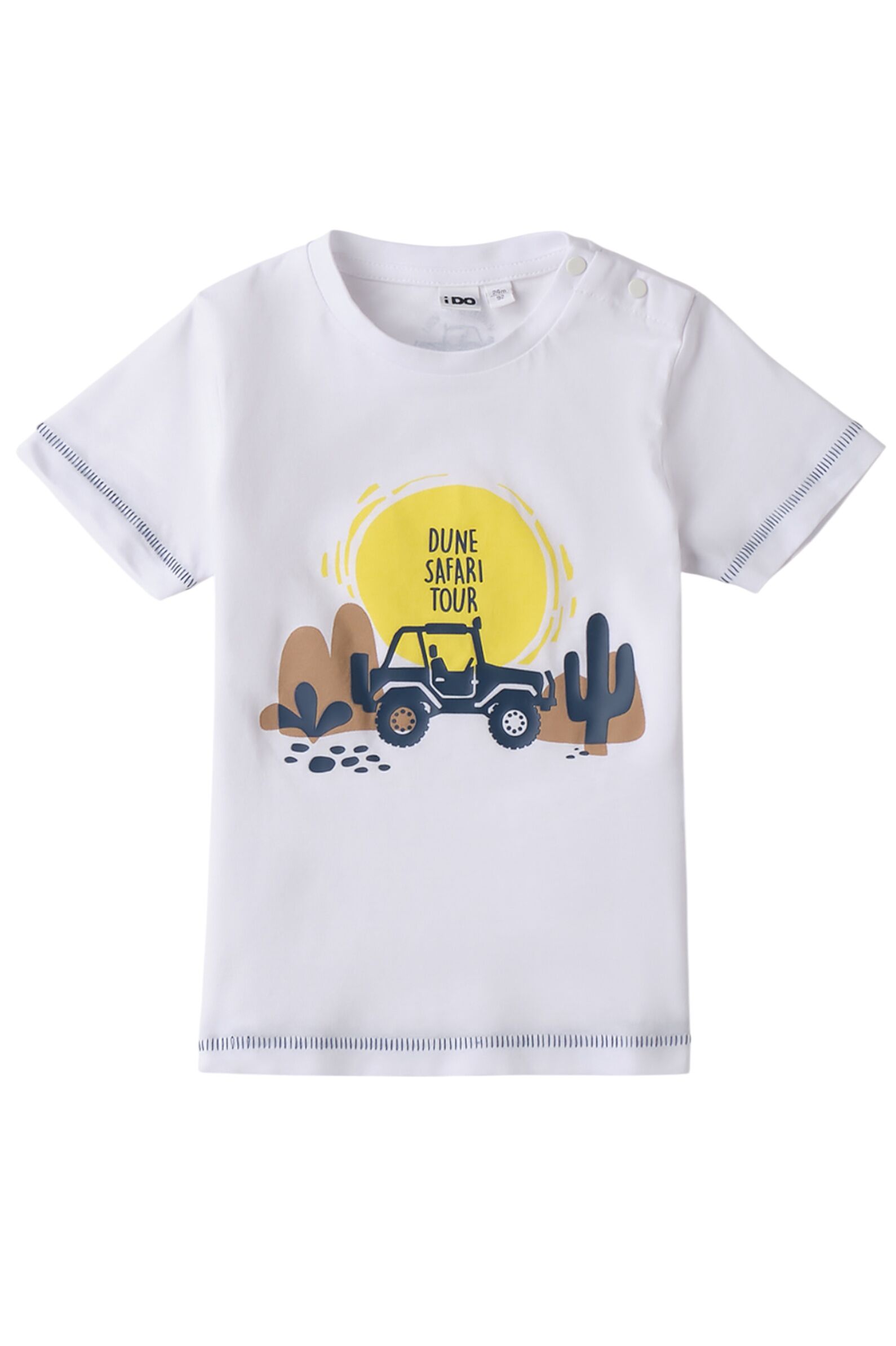 Футболка мал. АРТ.4.B452.00,бел-мул,хл