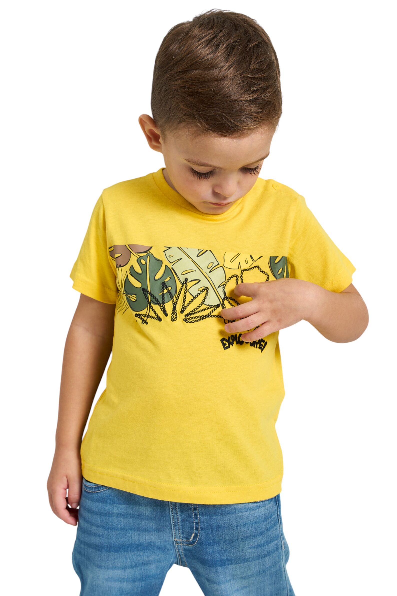 Футболка мал. АРТ.4.B461.00,жел,хл