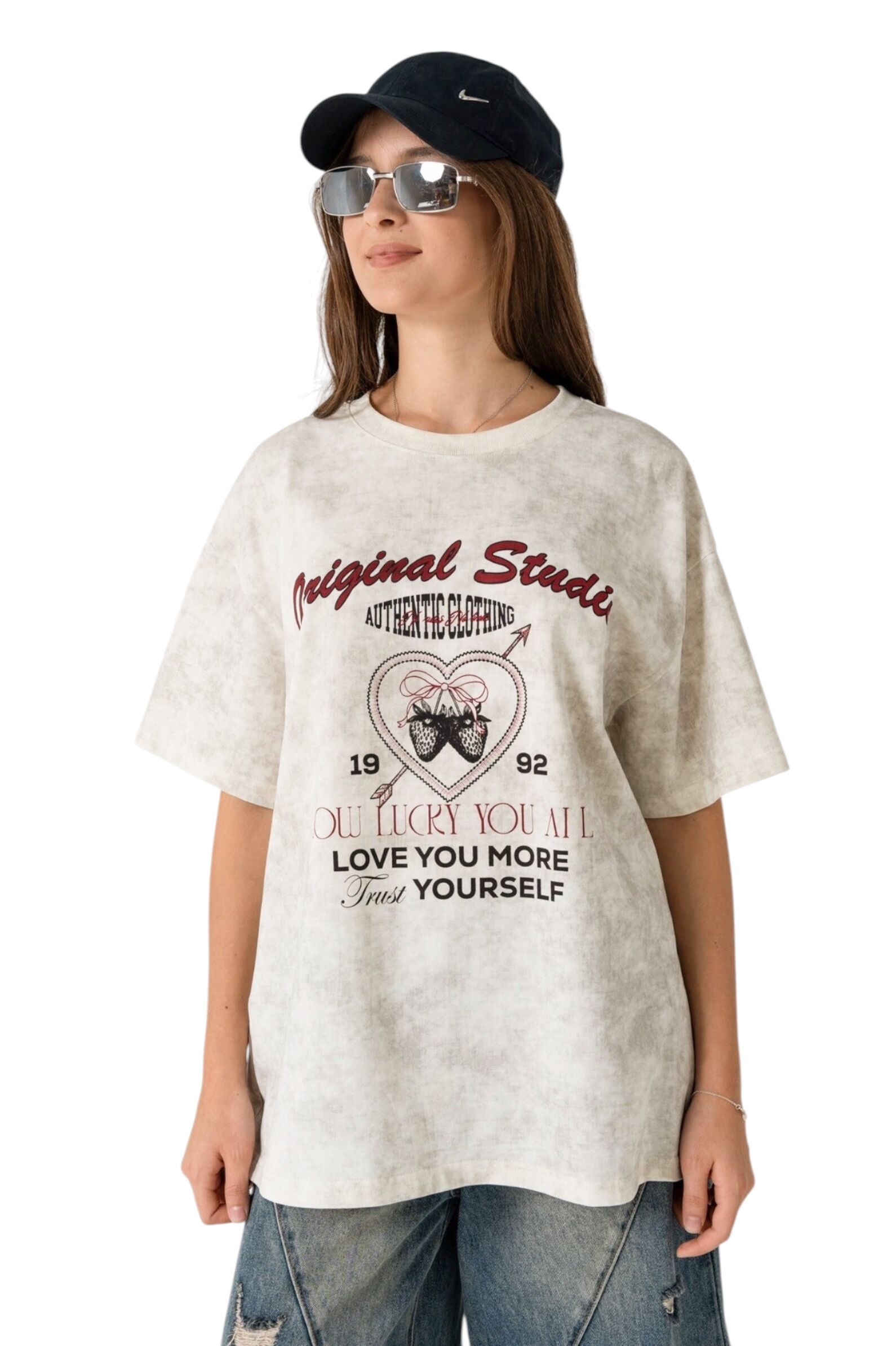 Футболка дев. АРТ.XS261684,беж,хл