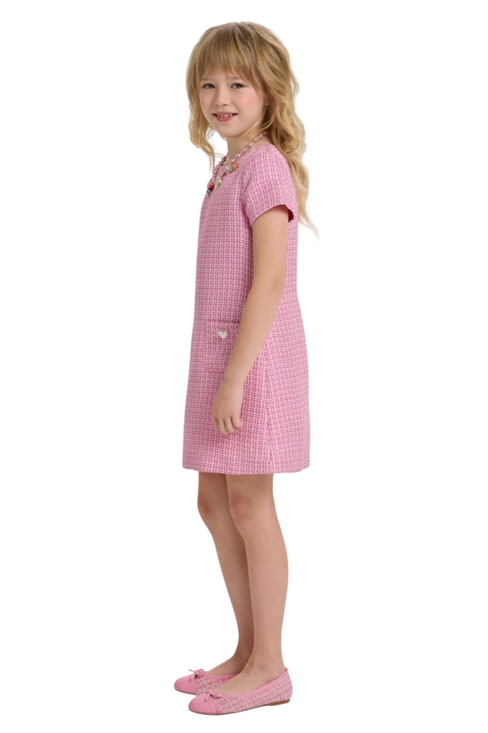 Платье дев. АРТ.54.134,роз,пэ/хл