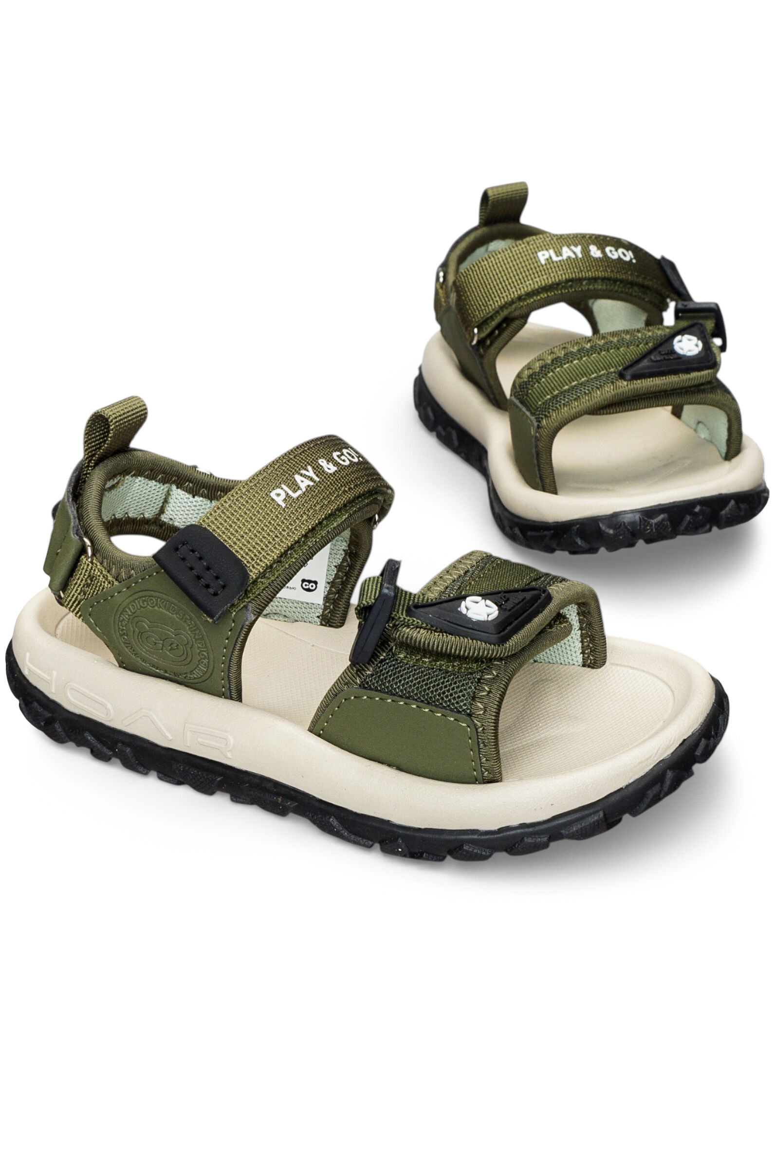 Сандалии мал. АРТ.22-900D,хаки,тек/тек