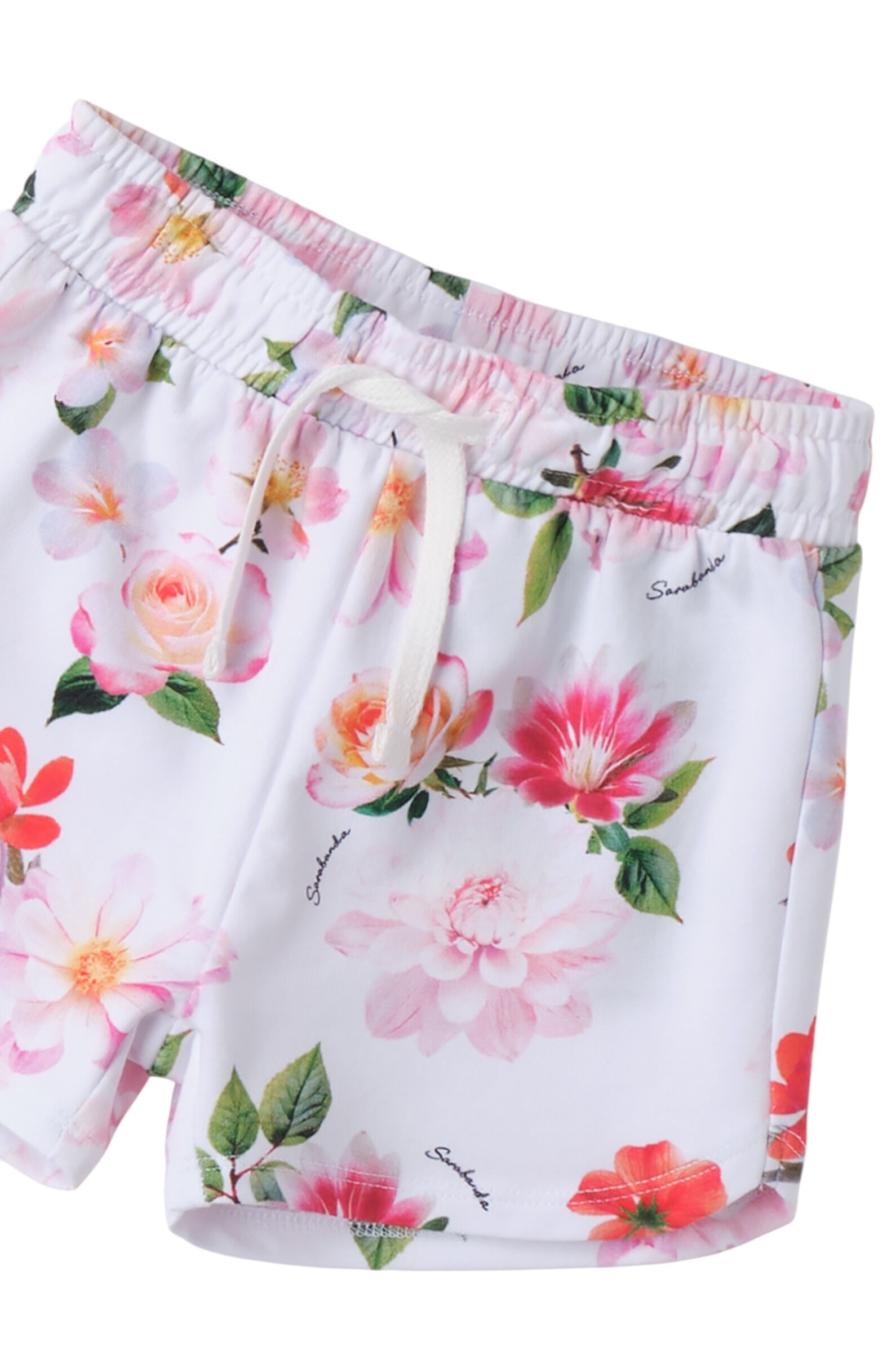 Шорты дев. АРТ.0.B221.00,бел-мул,хл-эл