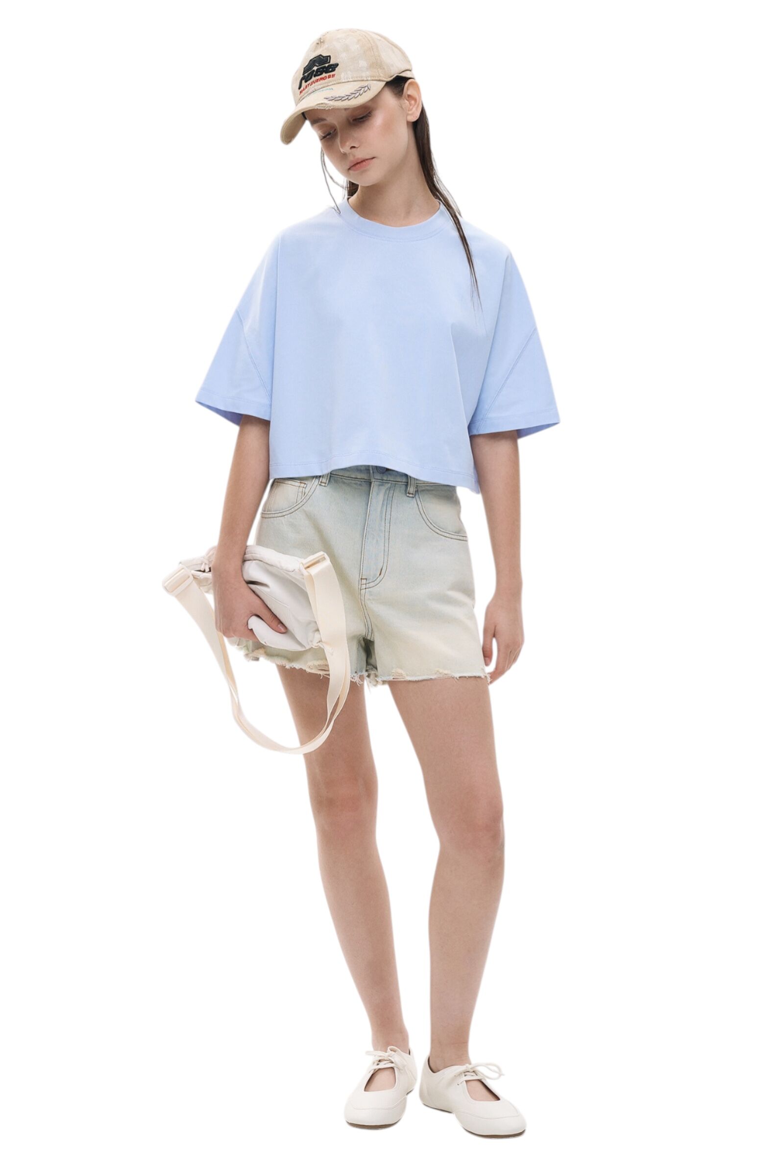 Шорты дев. АРТ.AA237365,св.гол,хл-пэ