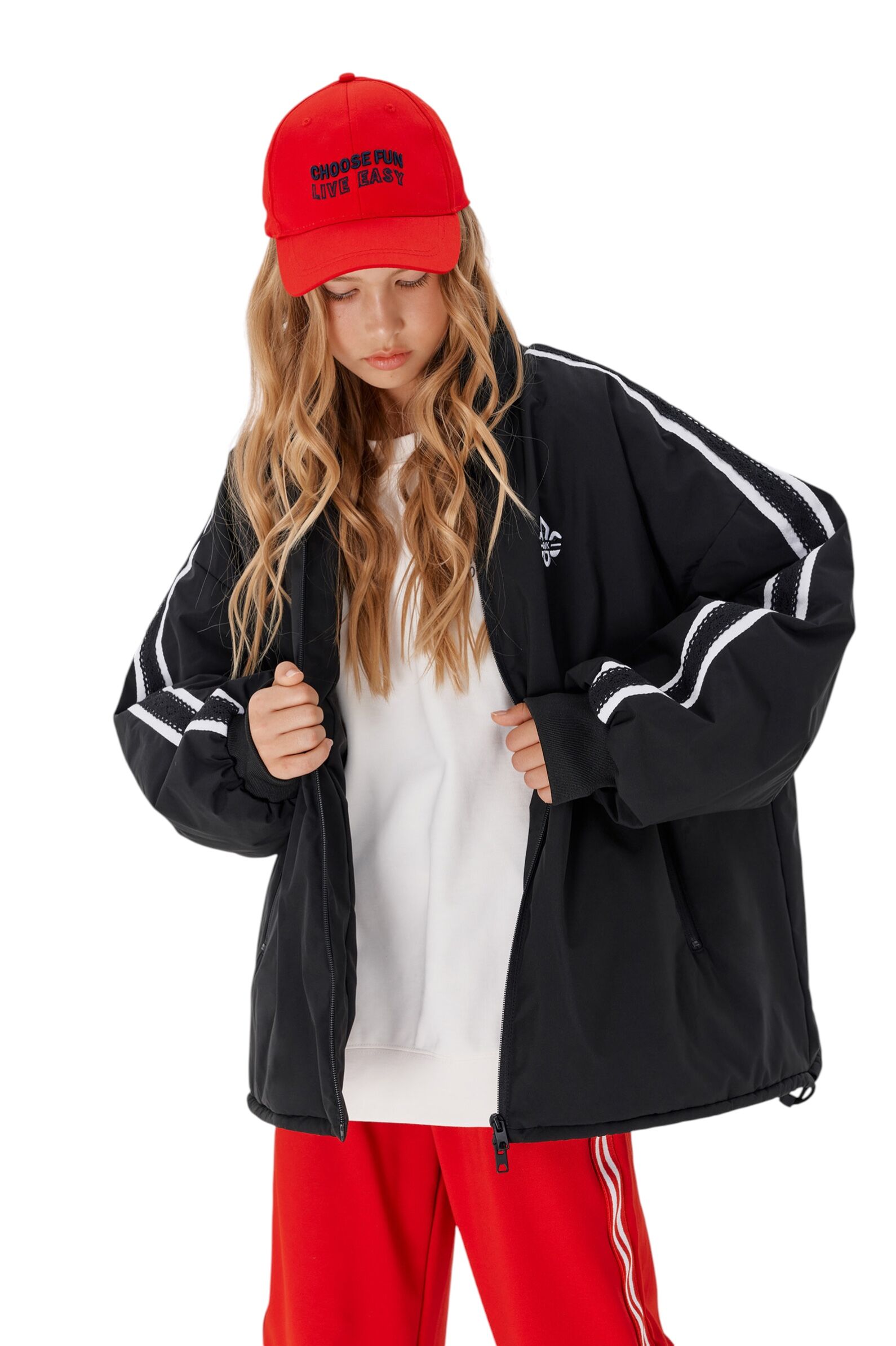 Ветровка дев. АРТ.C869,чер,полиэф/поливис