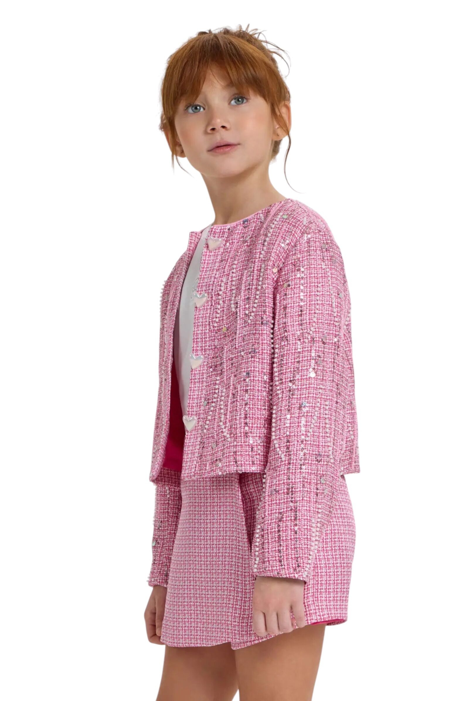 Жакет дев. АРТ.42.134,роз,пэ/хл